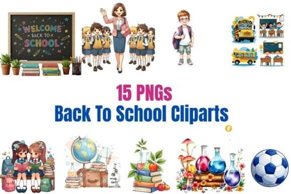 Back to School Clip Art for Creative Projects