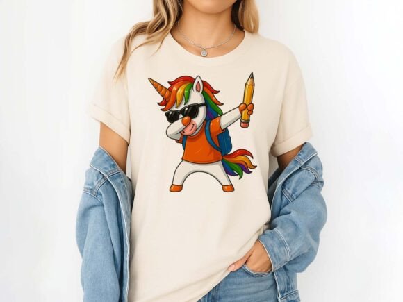 Back-to-School Dabbing Unicorn Pencil: A Digital Art Tool for Creative Projects