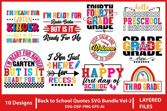 Back to School Quotes SVG Bundle Vol-2: A Digital Asset for Creative and Professional Workflows