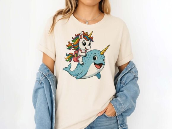 Back-to-School Rainbow Unicorn Riding: A Digital Artistic Adventure for Creative Projects