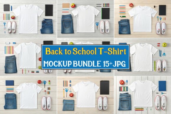 Back to School T-Shirt Mockup Bundle 13: A Complete Guide for Designers and Educators