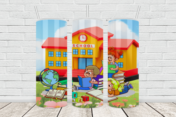 Back to School Tumbler PNG Wrap for Kids: A Creative and Practical Solution for Customizing Tumblers