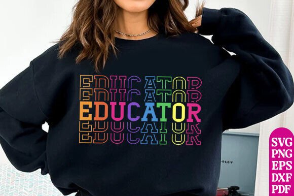 Educator Svg Png Back to School PNG Design Assets