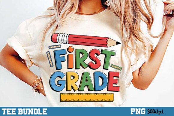 First Grade Shirt PNG: A Back to School Essential for Creative and Practical Use
