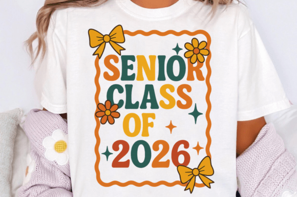 Senior Class of 2026 PNG Back to School Design